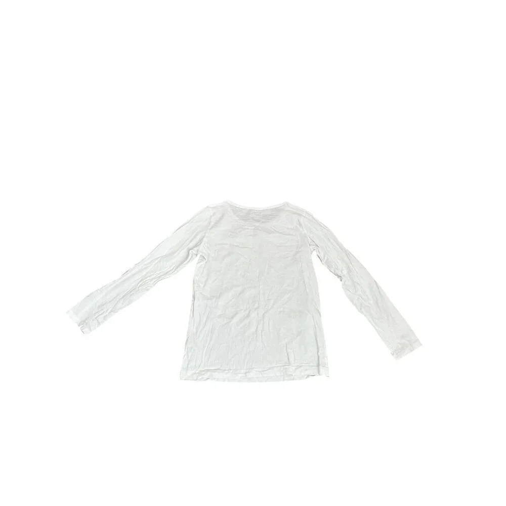 Carters Kid Girls 2-Pack Long-Sleeve Tees Butterfly & Solid White Cotton